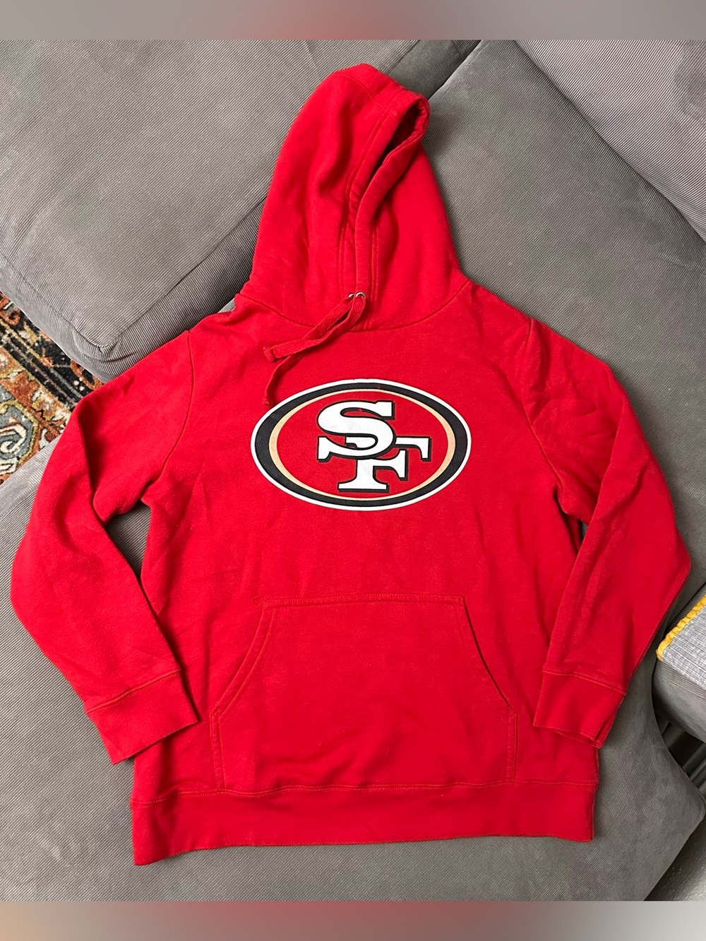 Fanatics San Francisco 49ers #10 Jimmy Garoppolo Womens Size XL Red Hoodie